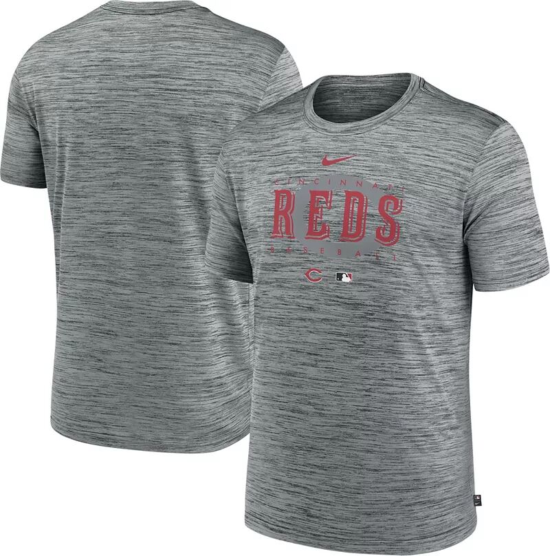 

Мужская футболка Nike Cincinnati Reds Grey Authentic Collection Velocity