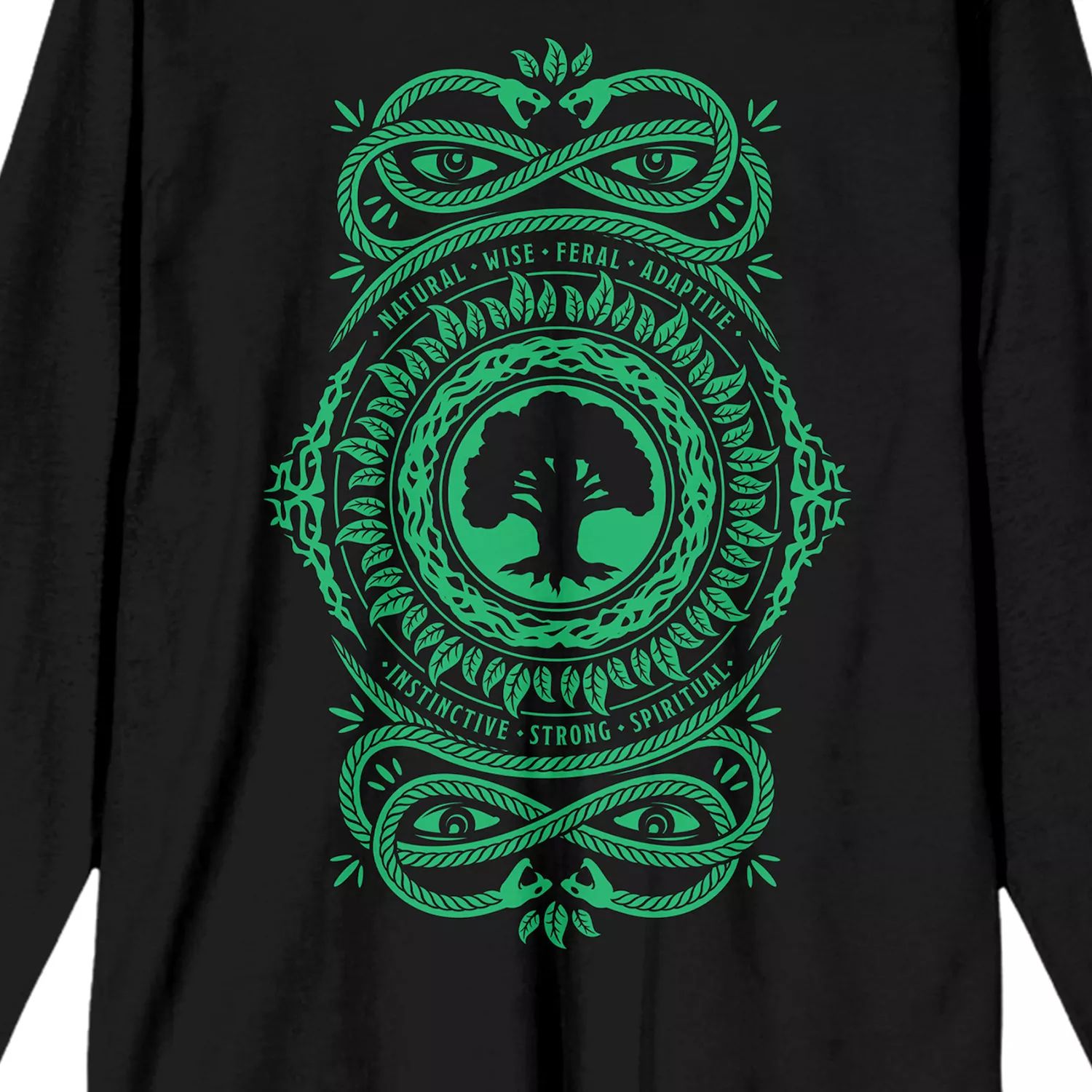 Мужская зеленая футболка с логотипом Magic The Gathering Licensed Character