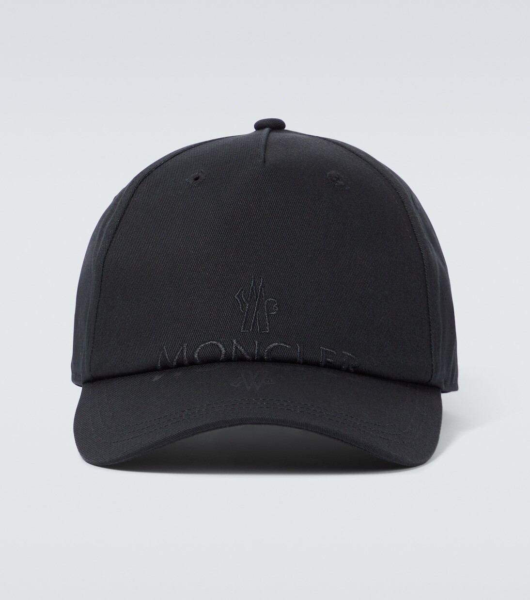 

Хлопковая бейсболка Moncler, черный