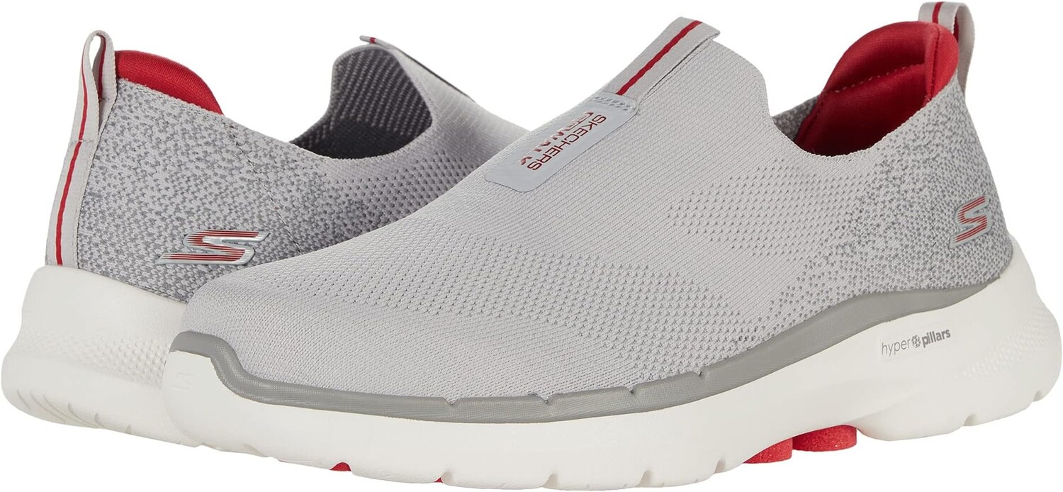 

Кроссовки Go Walk 6 - 216202 SKECHERS Performance, цвет Gray/Red