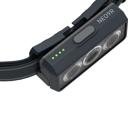 NEO9R Беговая фара LED Lenser, черный/серый налобный фонарь для трейлраннинга 250 люмен ontrail evadict