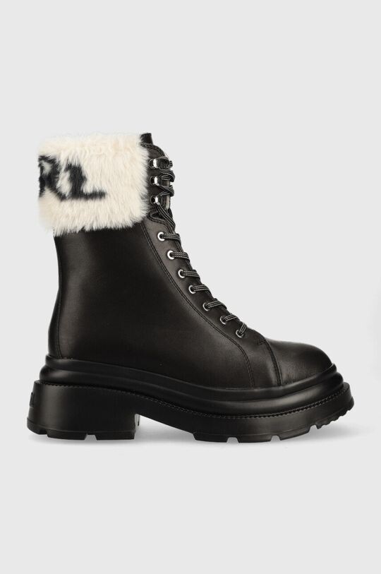

Кожаные байкерские ботинки DANTON Karl Lagerfeld, черный