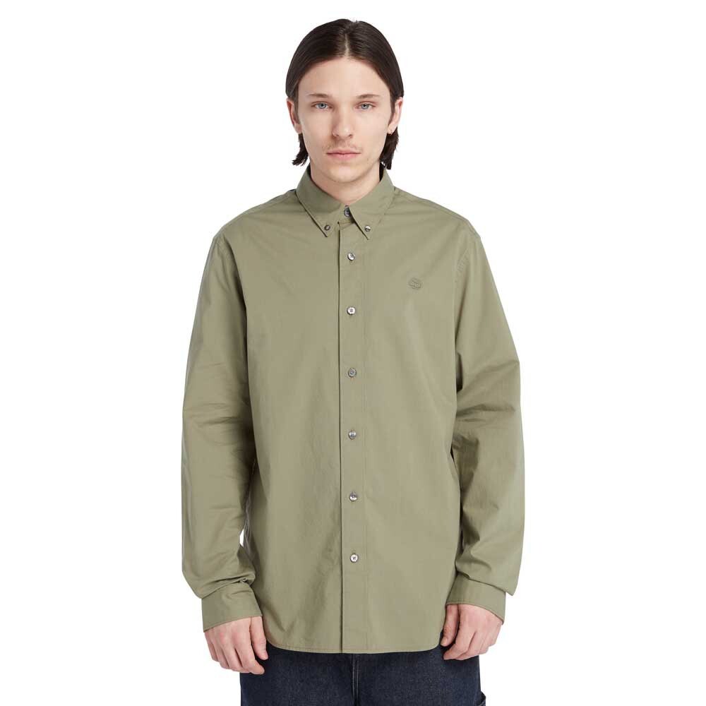 

Рубашка с длинным рукавом Timberland Solid Poplin, зеленый