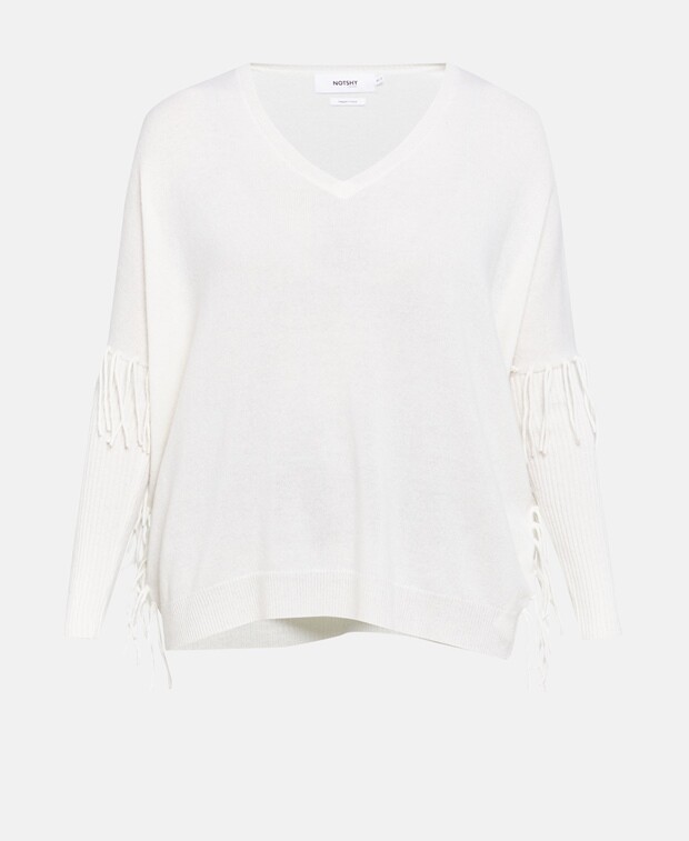 

Кашемировый пуловер Notshy Cashmere, экрю