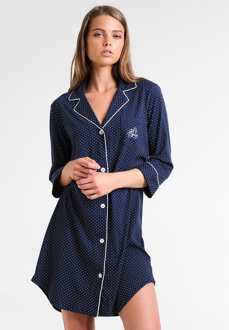 Ночная рубашка Lauren Ralph Lauren блуза lauren ralph lauren polka dot off the shoulder blouse цвет navy cream