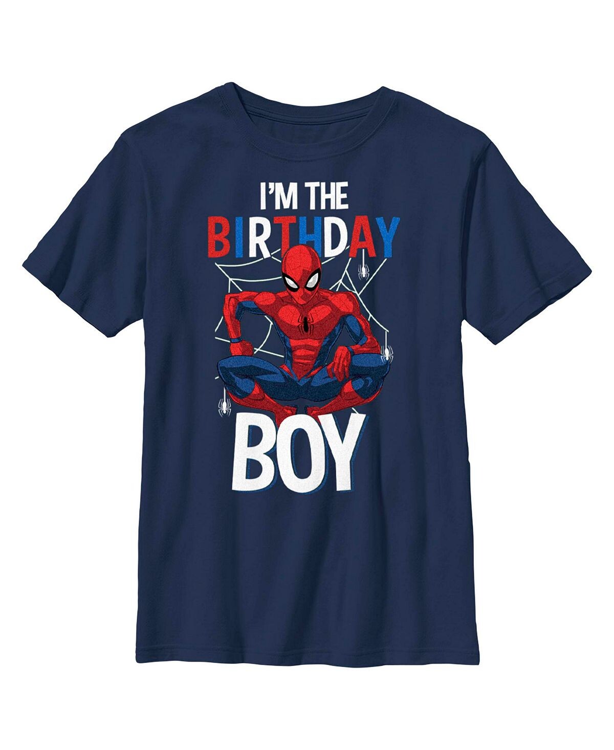 

Детская футболка «I'm Birthday Boy Spidey» для мальчиков Marvel
