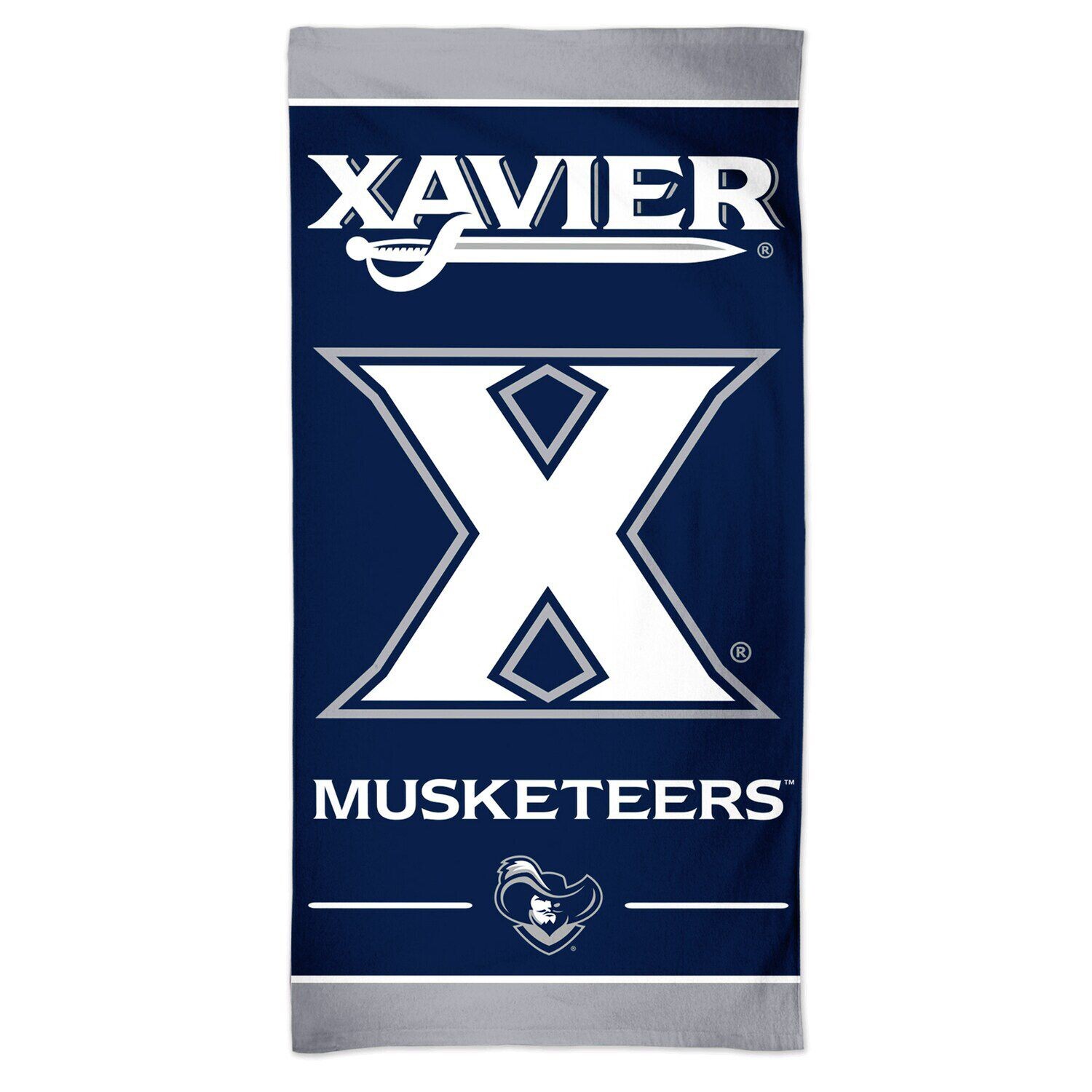 

Пляжное полотенце Spectra WinCraft Xavier Musketeers 30 x 60 дюймов