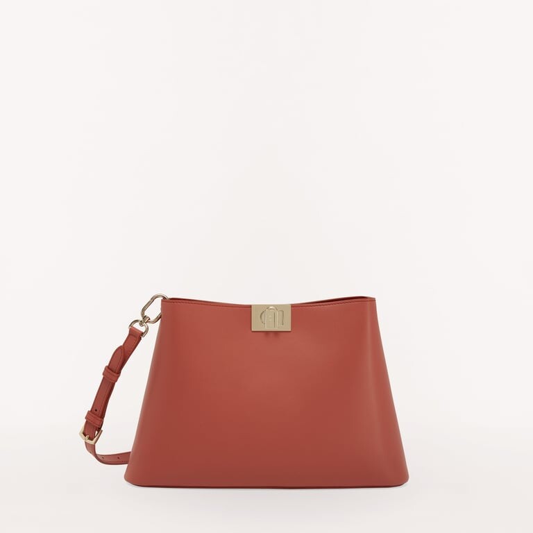 

Наплечная сумка женская Furla FLEUR M, красный