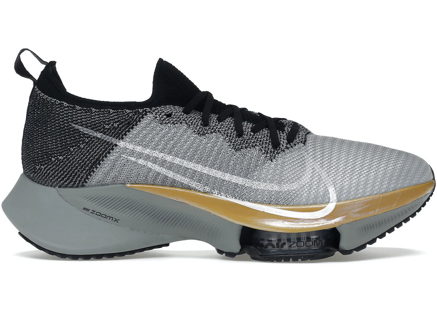 

Кроссовки Nike Air Zoom Tempo Next Flyknit Wolf Grey Metallic Gold Coin