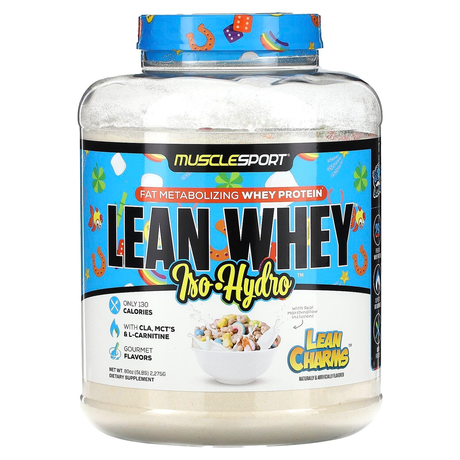 

Lean Whey, Iso-Hydro, Lean Charms, 2275 г (80 унций), MuscleSport