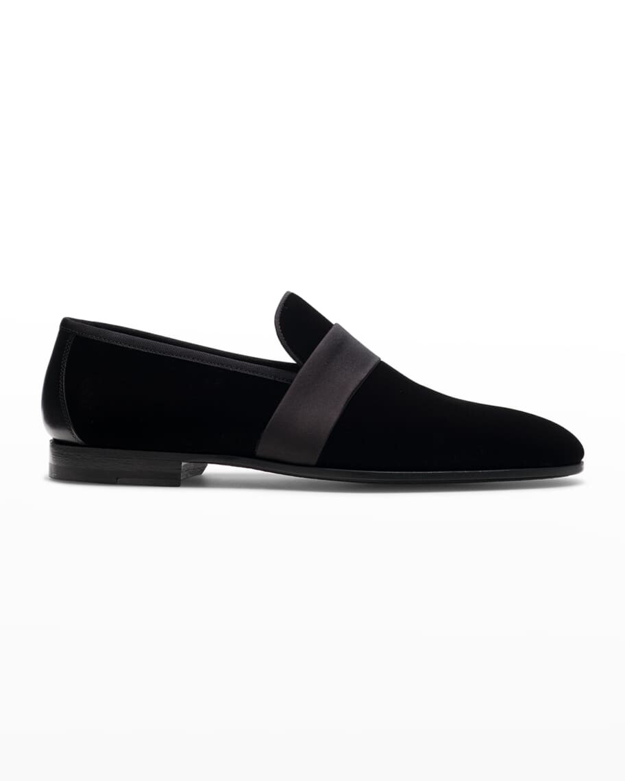 

Мужские бархатные классические лоферы Jenaro Magnanni