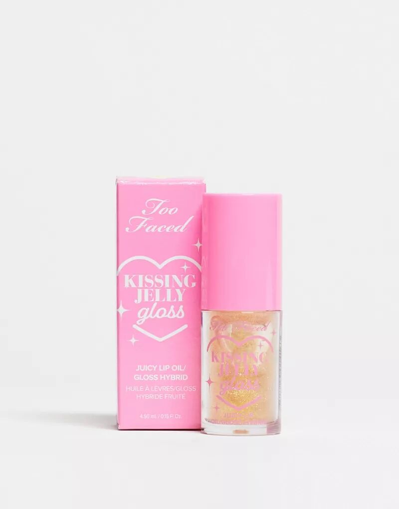 Too Faced – Kissing Jelly – масляный блеск для губ в цвете Пина Колада Too Faced Cosmetics