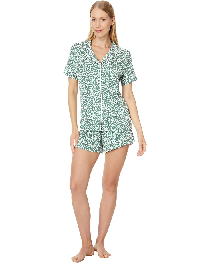 Пижама Eberjey Gisele Printed - The Relaxed Short, цвет Abstract Floral Agave