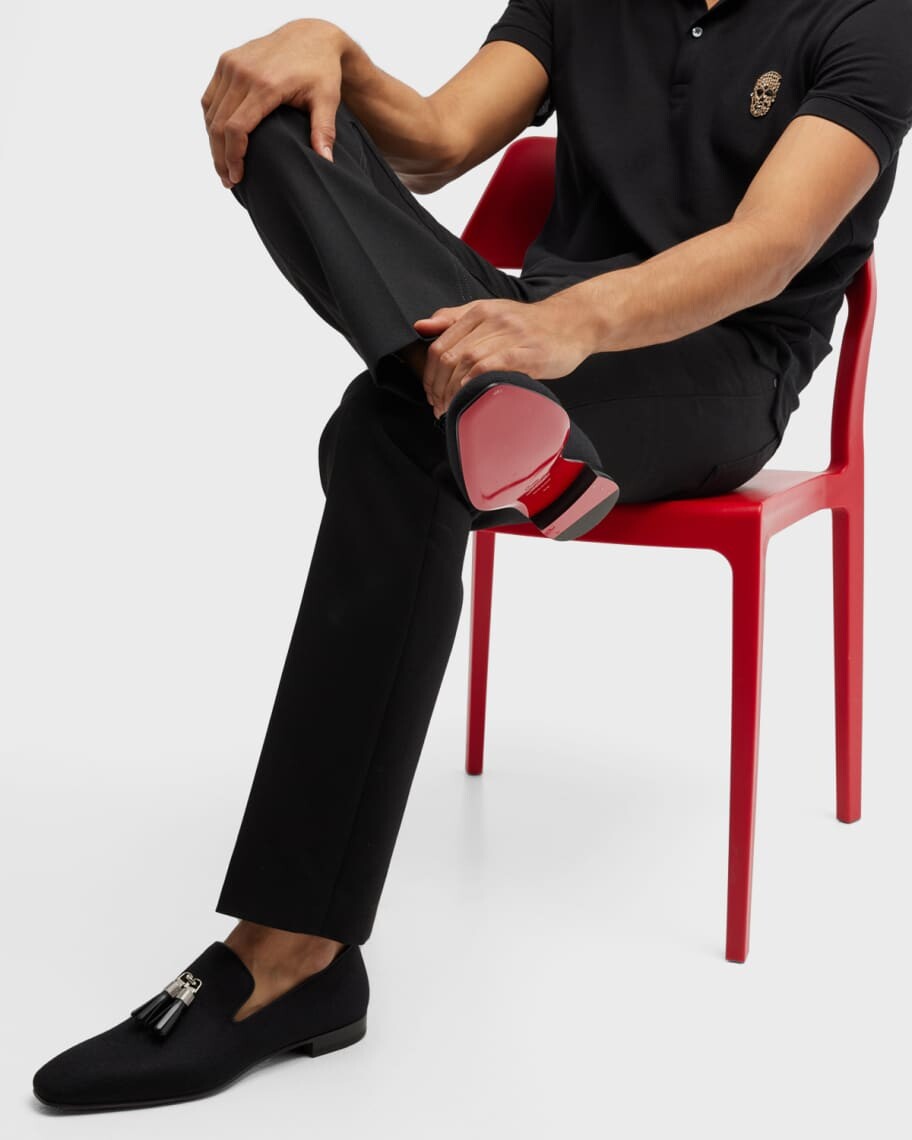 

Мужские кожаные лоферы Rivalion с кисточками Christian Louboutin