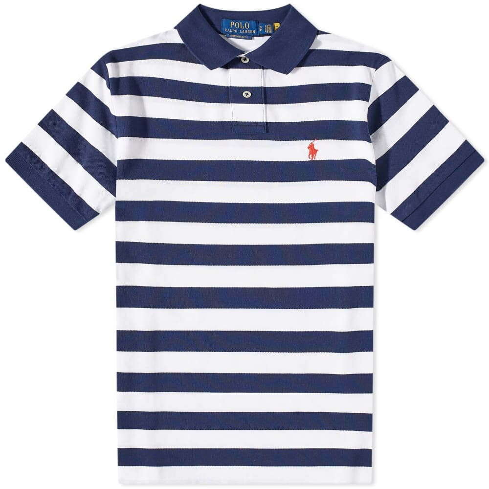 Полосатая рубашка-поло Polo Ralph Lauren кроссовки polo ralph lauren athletic unisex white newport navy