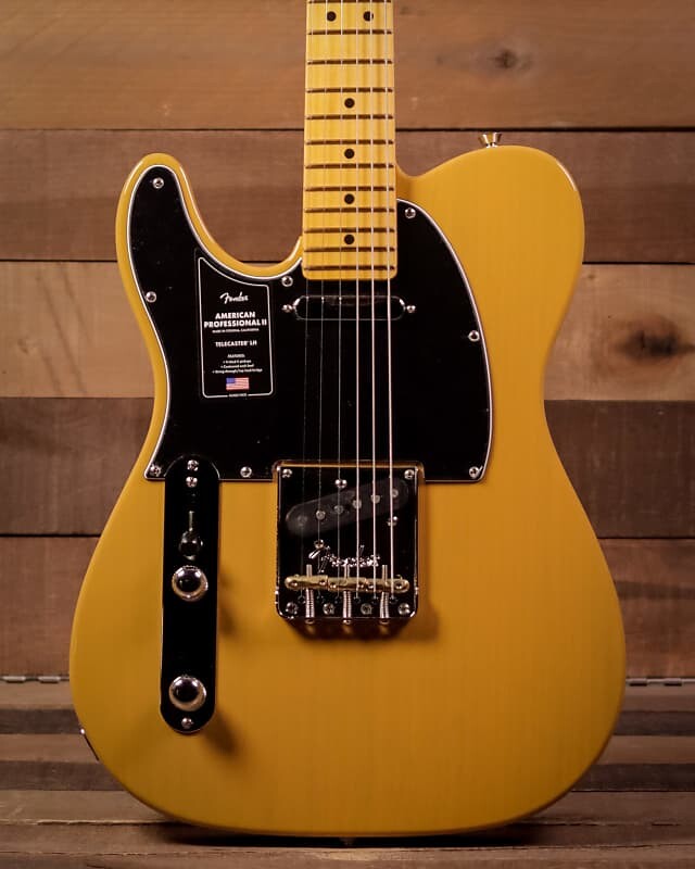 

Электрогитара Fender American Professional II Telecaster Left-Hand, Maple Fingerboard, Butterscotch Blonde