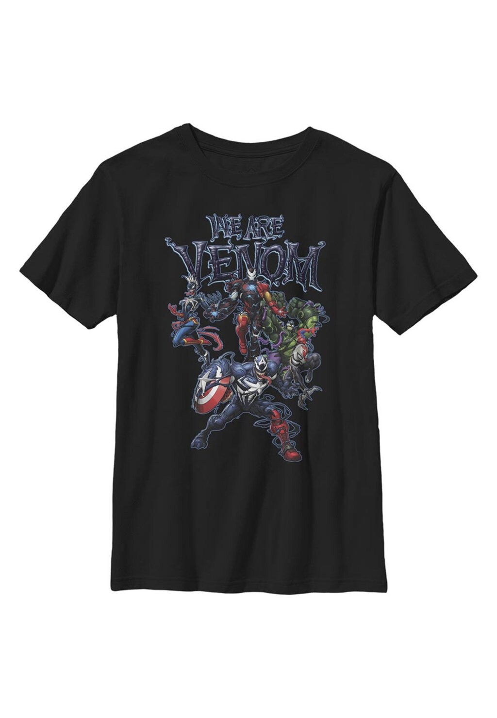 

Футболка с принтом Marvel Classic Avengers We Are Venom Marvel, черный