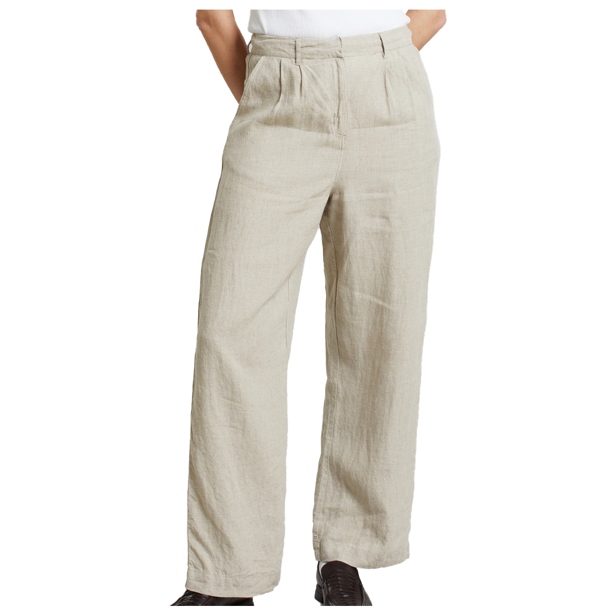 

Повседневные брюки Dedicated Pants Vickleby Linen, экрю