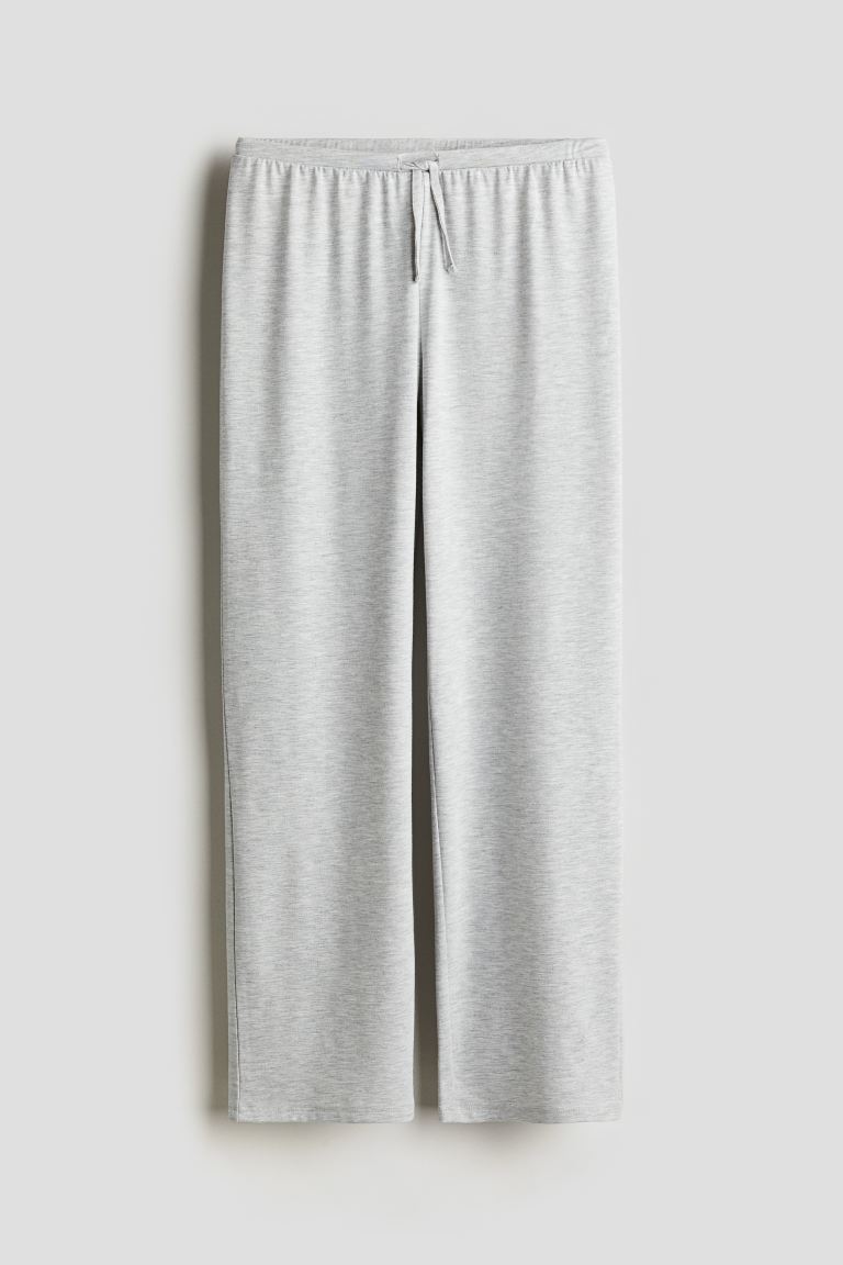 Брюки из джерси H&M, серый пижамы carters крапчатый серый светло зеленый