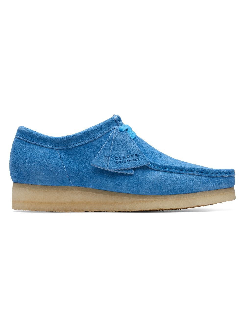 

Замшевые туфли на шнуровке Clarks Originals Wallabee Clarks, синий