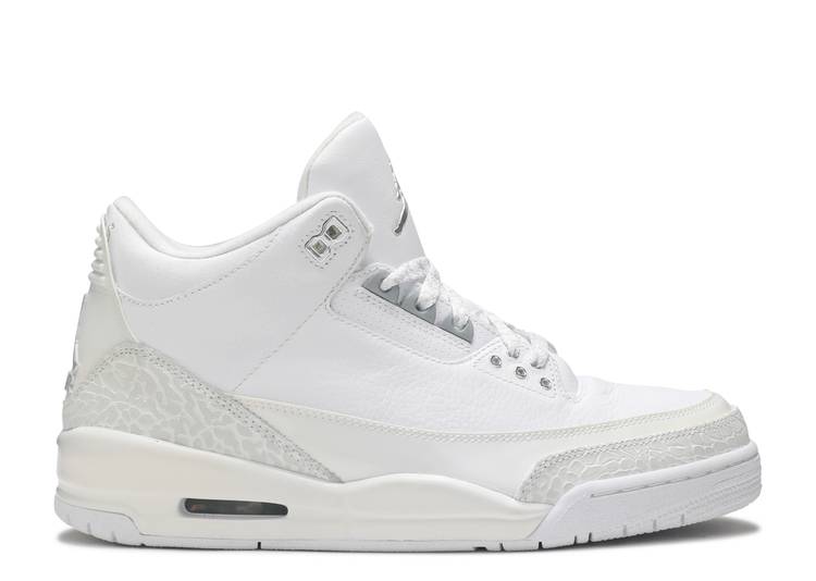 

Кроссовки AIR JORDAN 3 RETRO 'SILVER ANNIVERSARY', белый