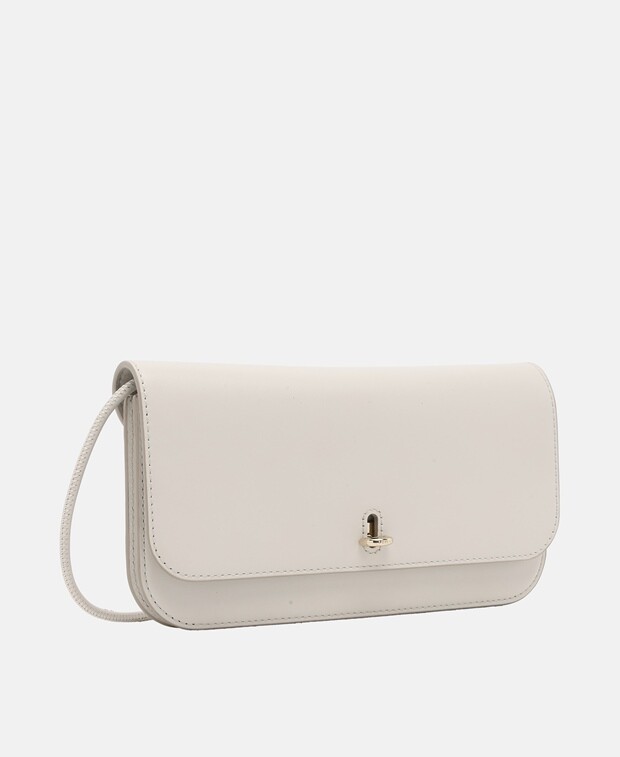

Кожаная сумка-мессенджер Furla, цвет Wool White