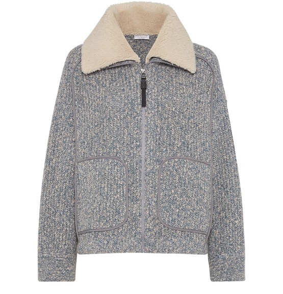 

Китайский кардиган Brunello Cucinelli, серый