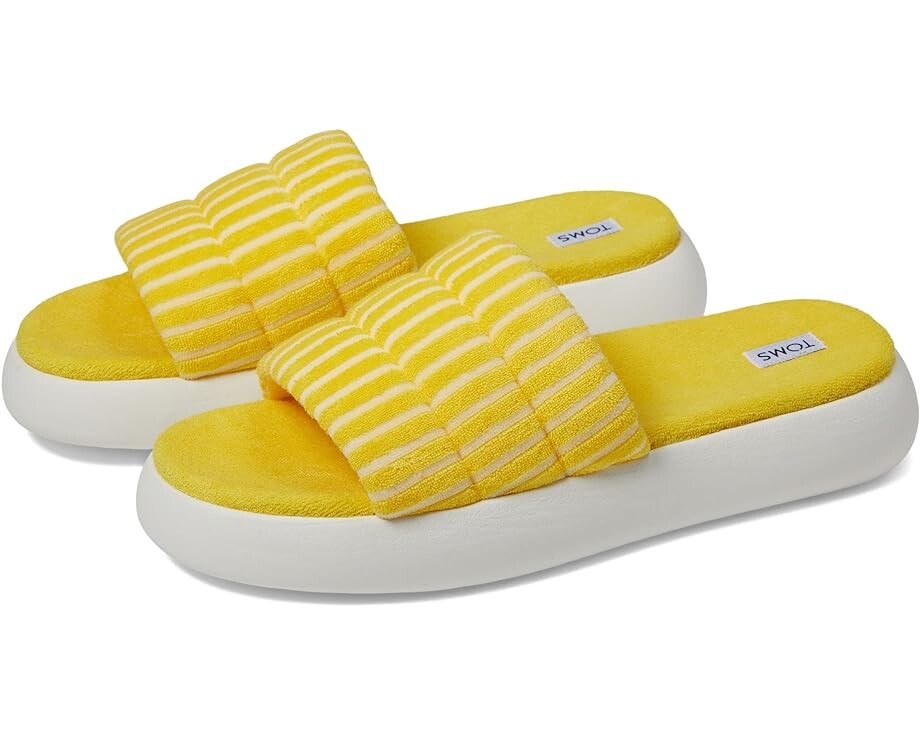 

Сандалии TOMS Alpargata Mallow Slide, цвет Sunny Yellow