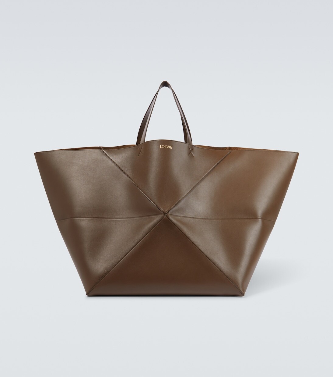 

Очень большая сумка-тоут складывающаяся в пазл Loewe, коричневый