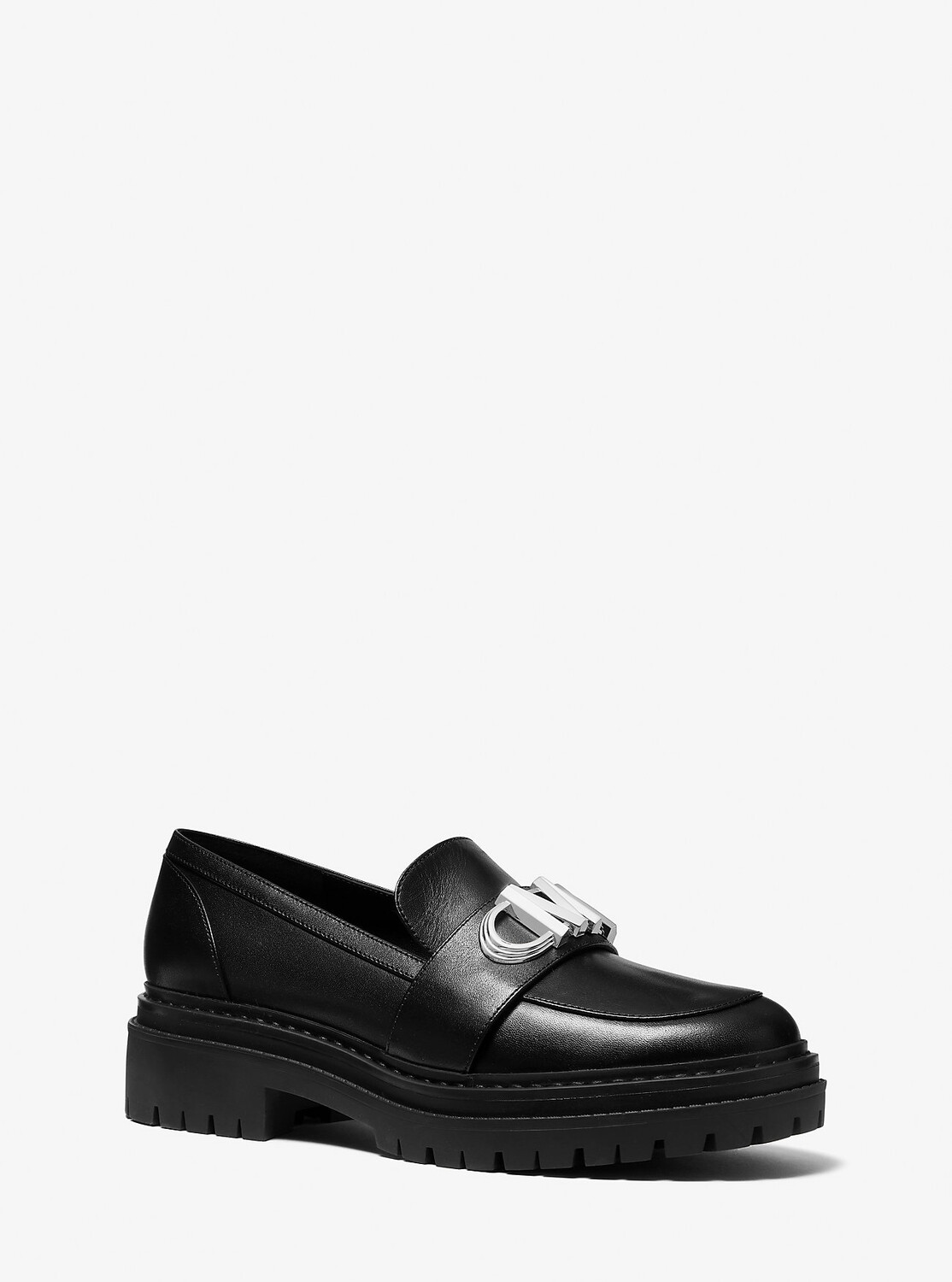 

Кожаные лоферы Parker Michael Kors, черный