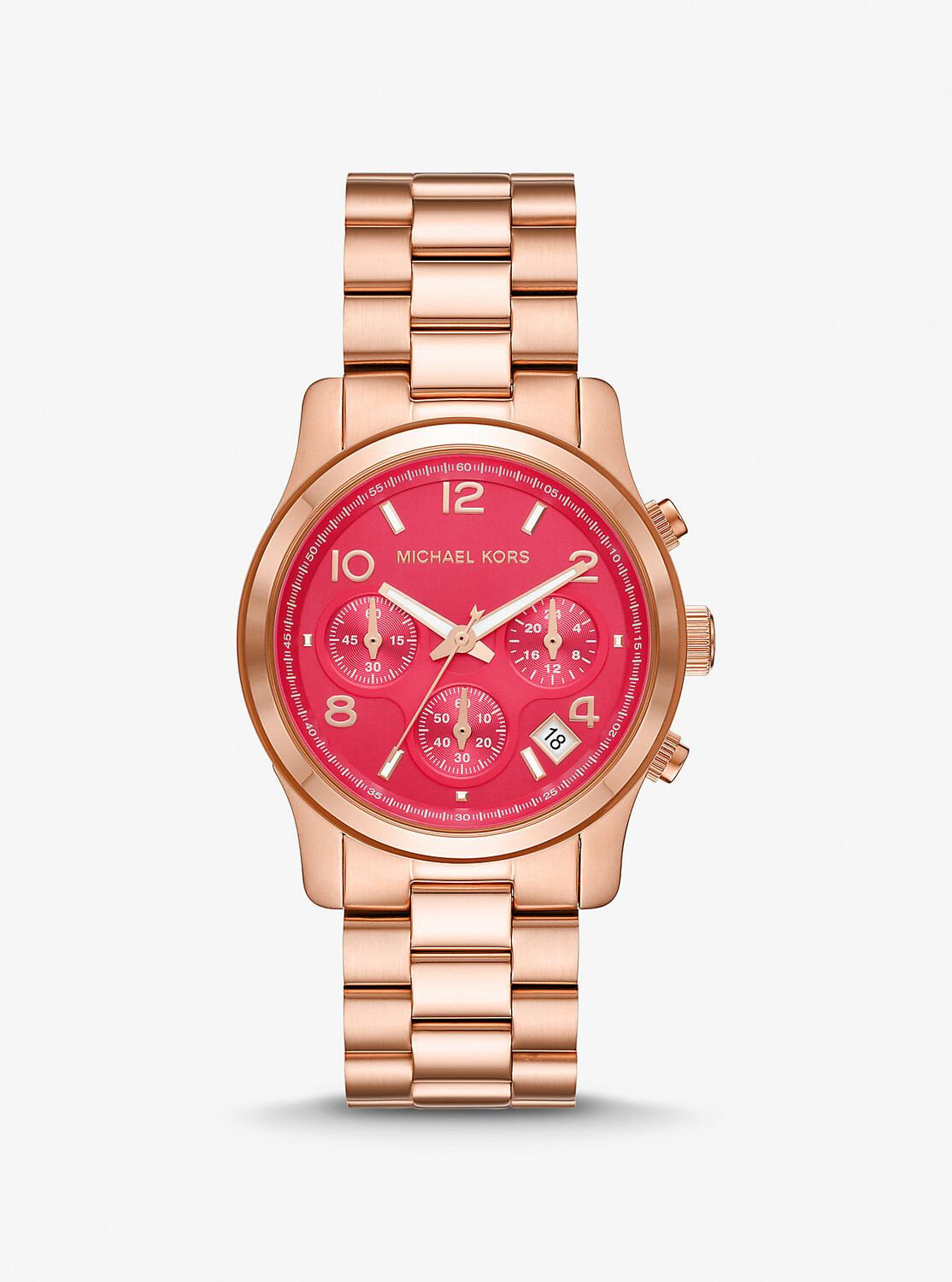 

Часы Runway цвета розового золота Michael Kors, розовый