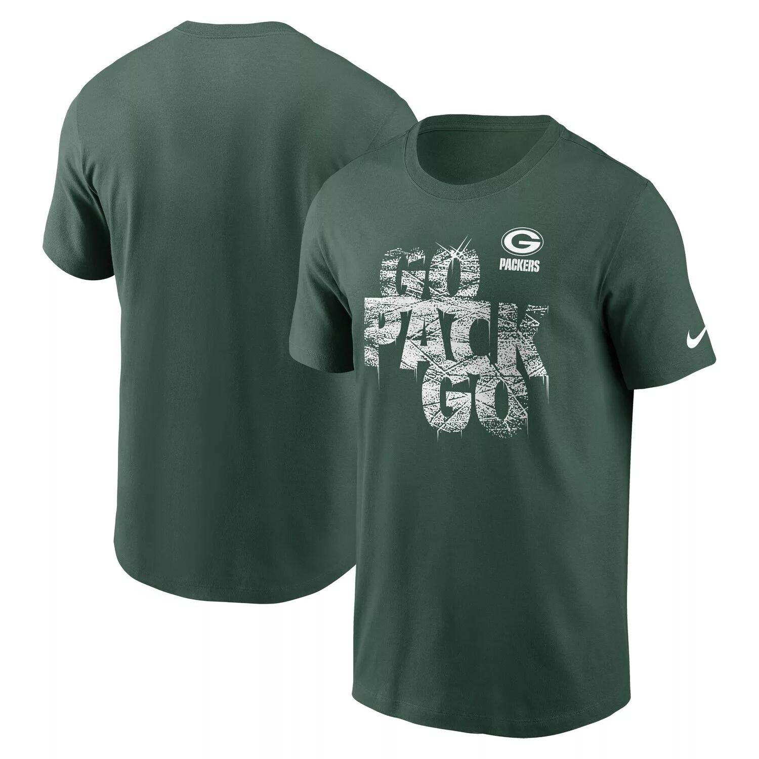 

Мужская зеленая футболка Green Bay Packers Local Essential Nike, Зеленый