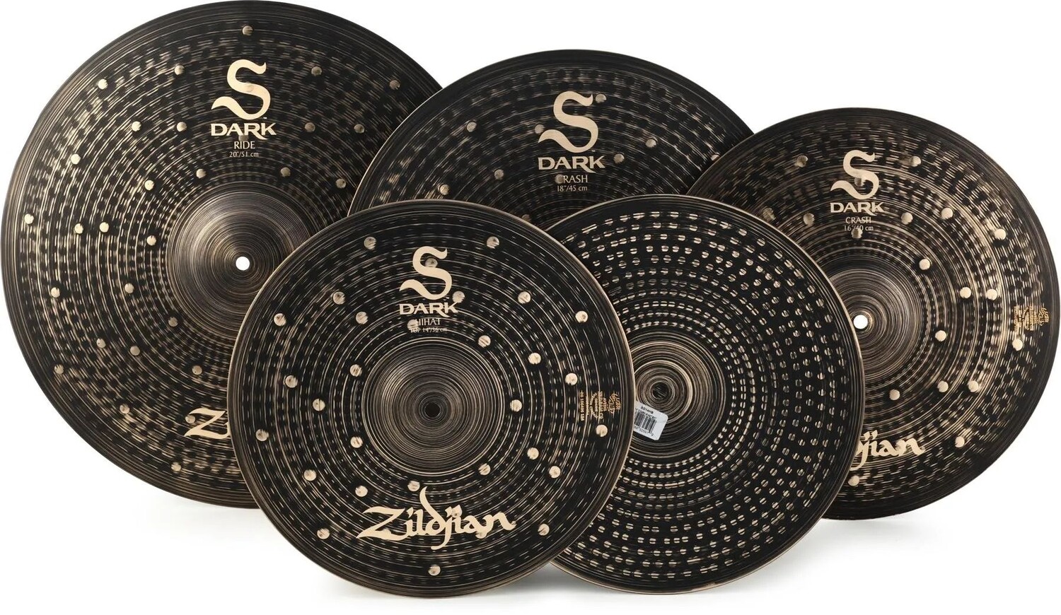 

Комплект тарелок Zildjian S Dark из 4 предметов