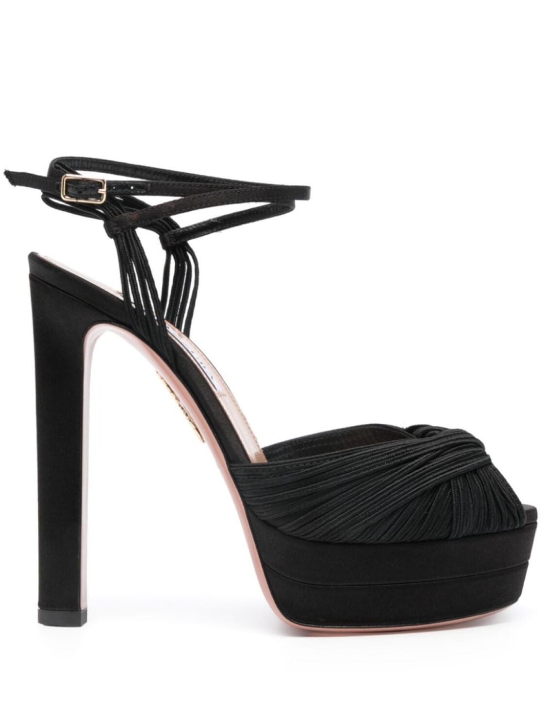 

Aquazzura босоножки Bellini Beauty Plateau 135, черный