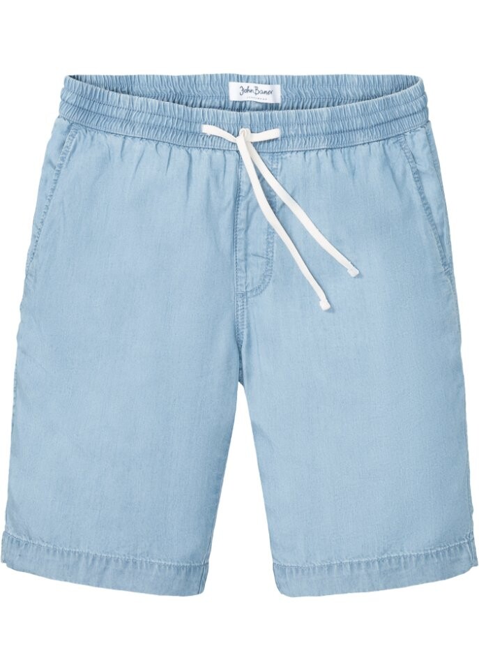 

Шорты без шнуровки из лиоцелла tencel свободного кроя John Baner Jeanswear, голубой, Синий