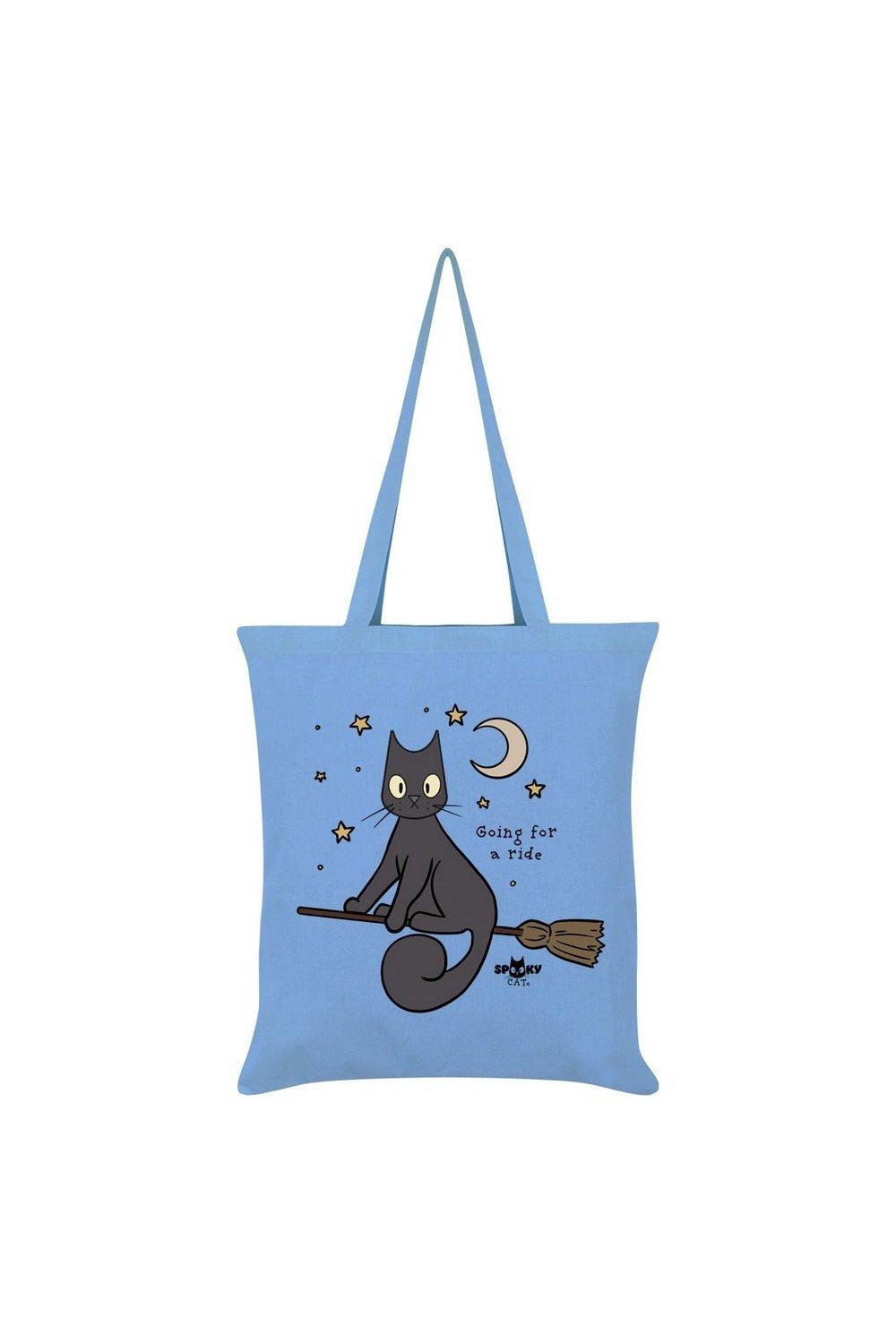 Большая сумка для поездки Spooky Cat, синий