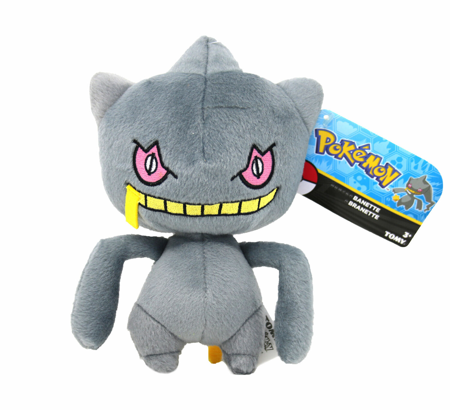 

Плюшевая игрушка Tomy Banette Plush Pokemon, серый