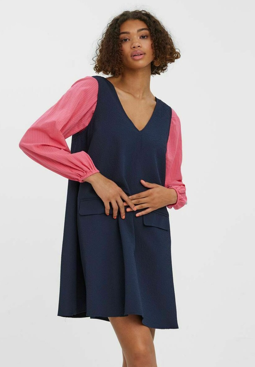 

Летнее платье Vero Moda, темно-синий
