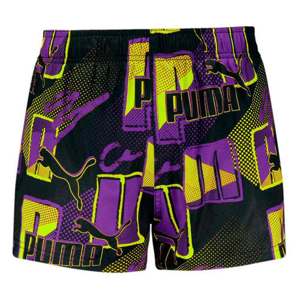 

Шорты для плавания Puma Print Logo Swimming Shorts, фиолетовый