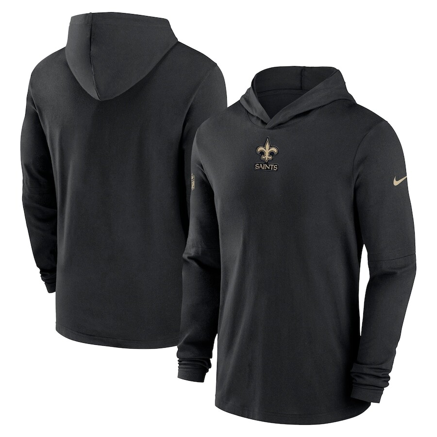 

Футболка с длинным рукавом Nike New Orleans Saints, черный