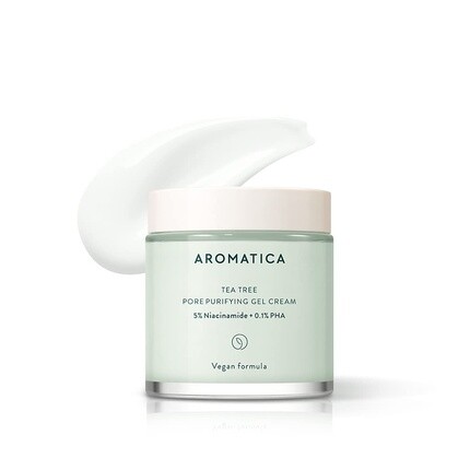 

AROMATICA Tea Tree Pore Purifying Gel Cream с ниацинамидом и PHA 100мл - Для жирной и чувствительной кожи
