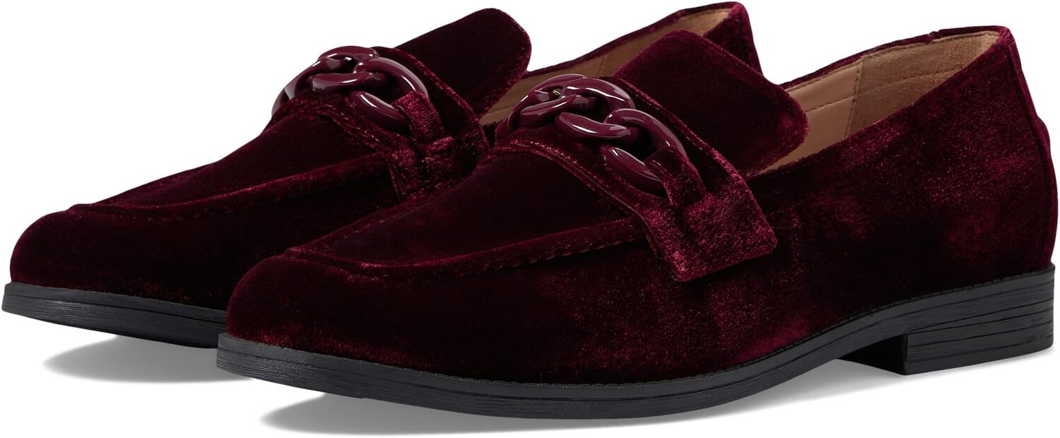 

Лоферы Stassi Chain Loafer Cole Haan, цвет Cordovan Velvet