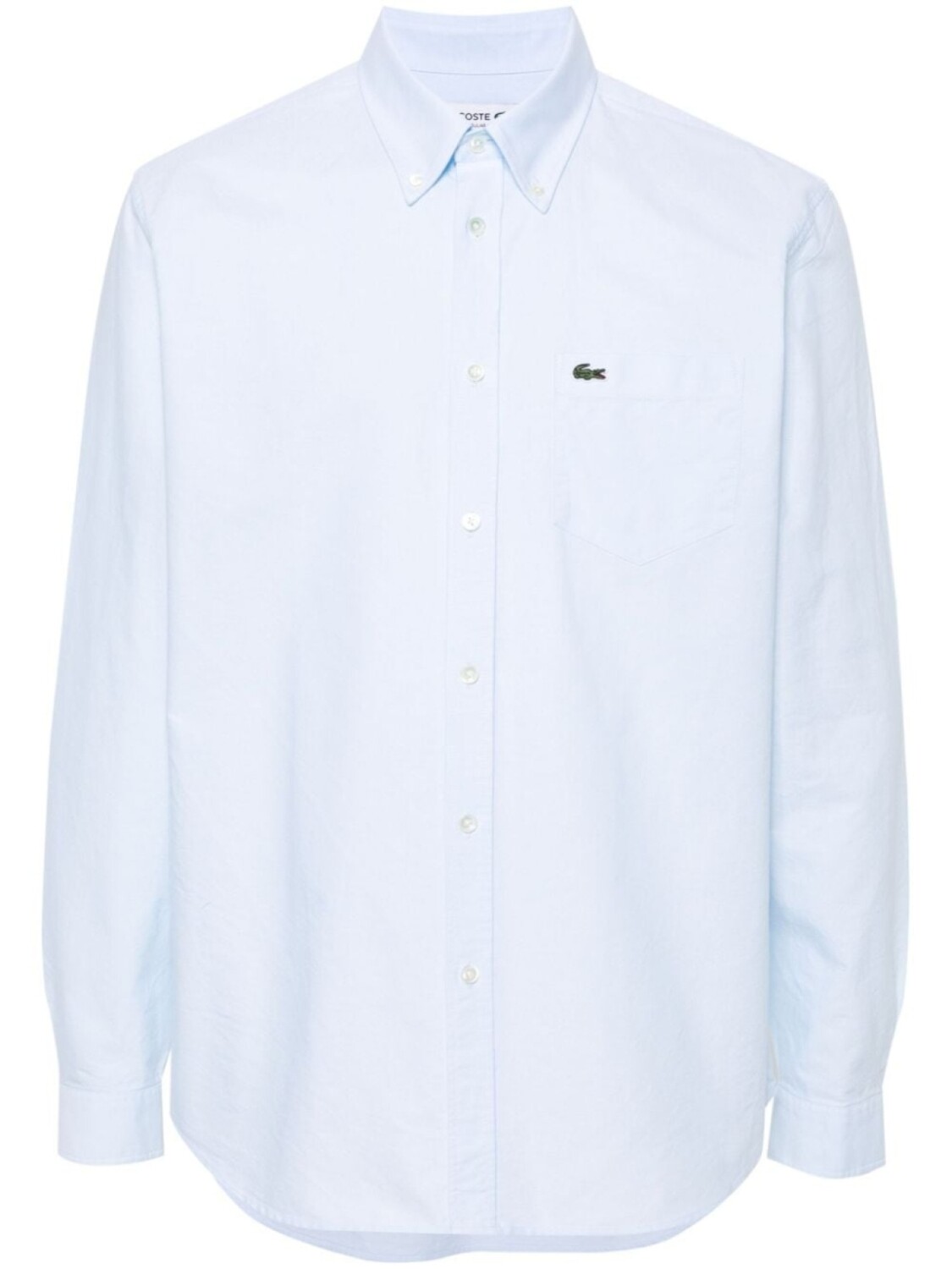 

Lacoste рубашка с нашивкой-логотипом, синий
