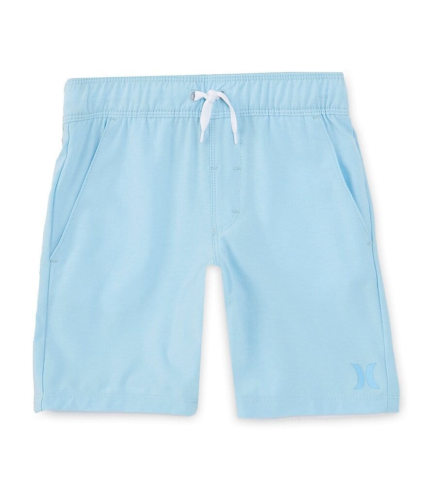

Hurley Little Boys 2T-7 Гибридные шорты без застежки из эластичного твила, синий