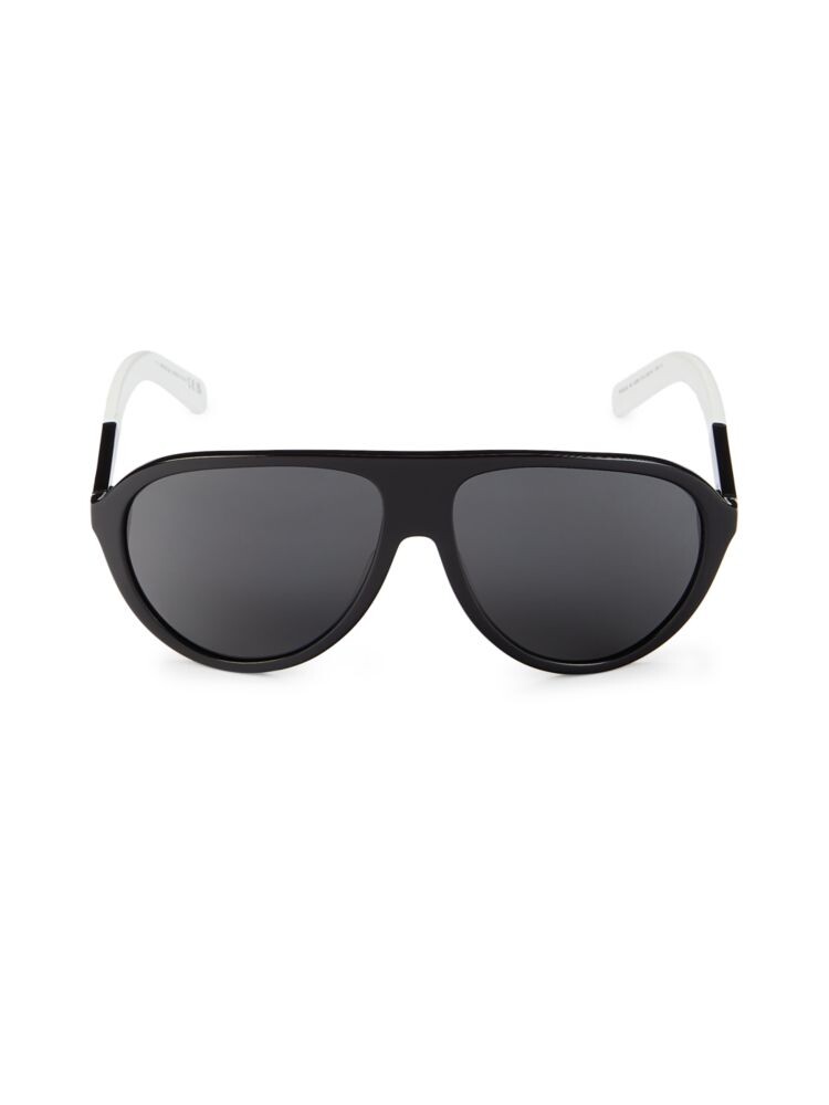 

Прямоугольные солнцезащитные очки 62MM Moncler, черный