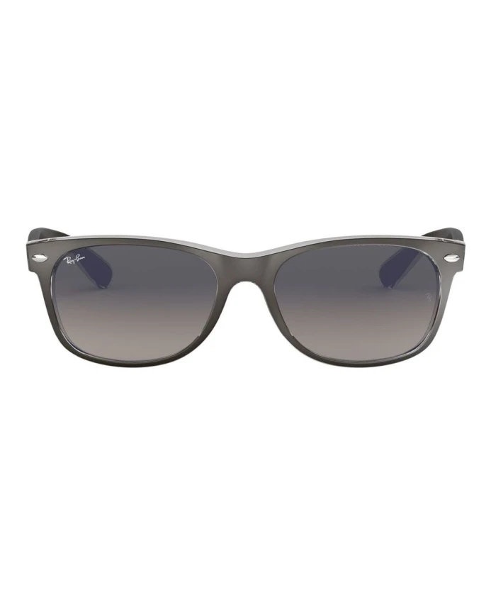 

Новые солнцезащитные очки Wayfarer с металлическим эффектом Ray-Ban, серый