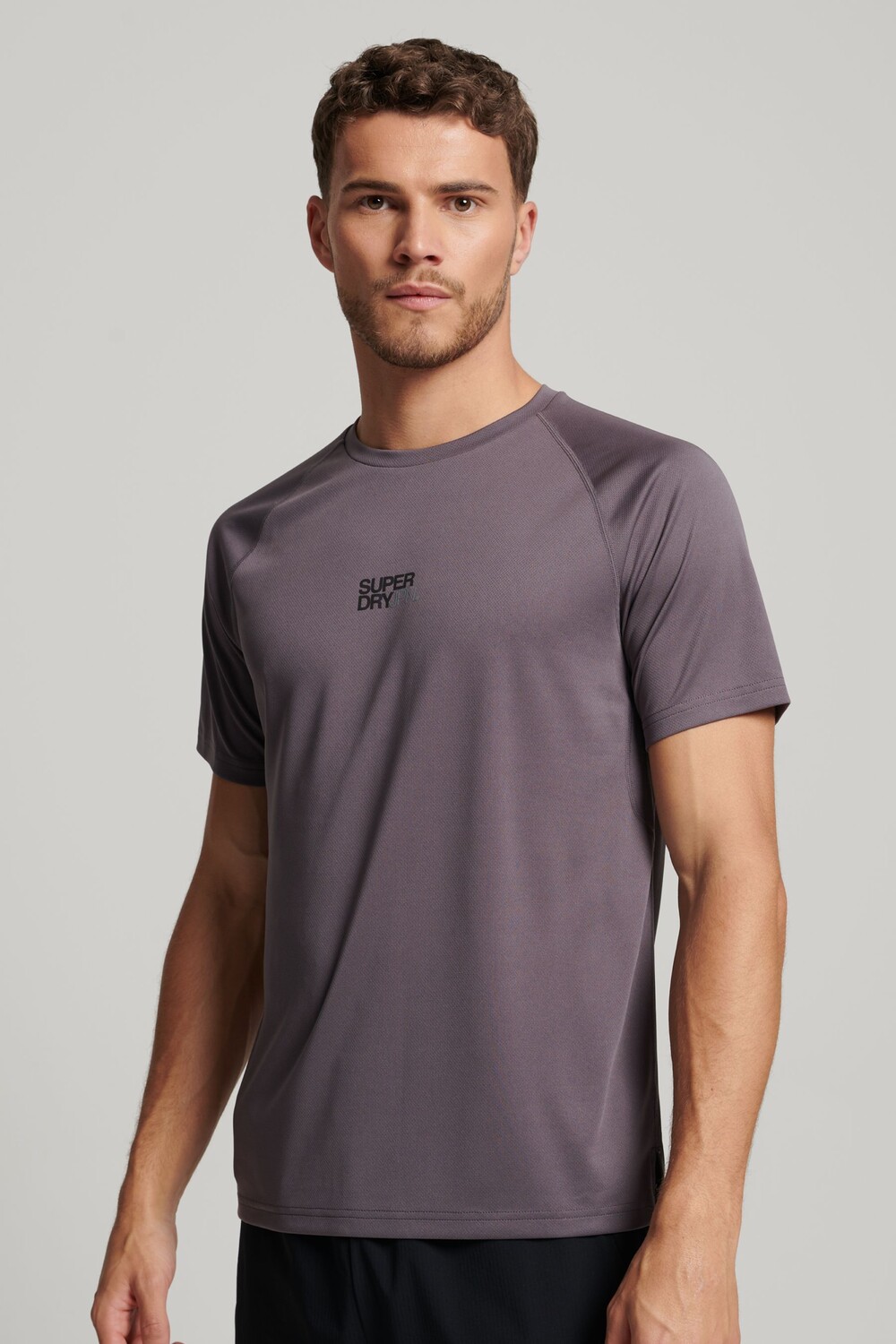 

Футболка Sport Train Active с короткими рукавами Superdry, серый