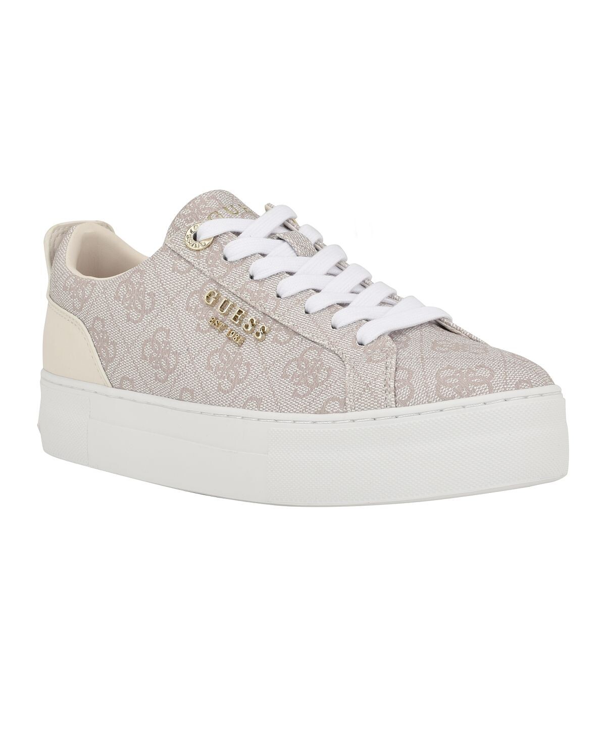 

Женские кроссовки Genza на платформе со шнуровкой и круглым носком GUESS