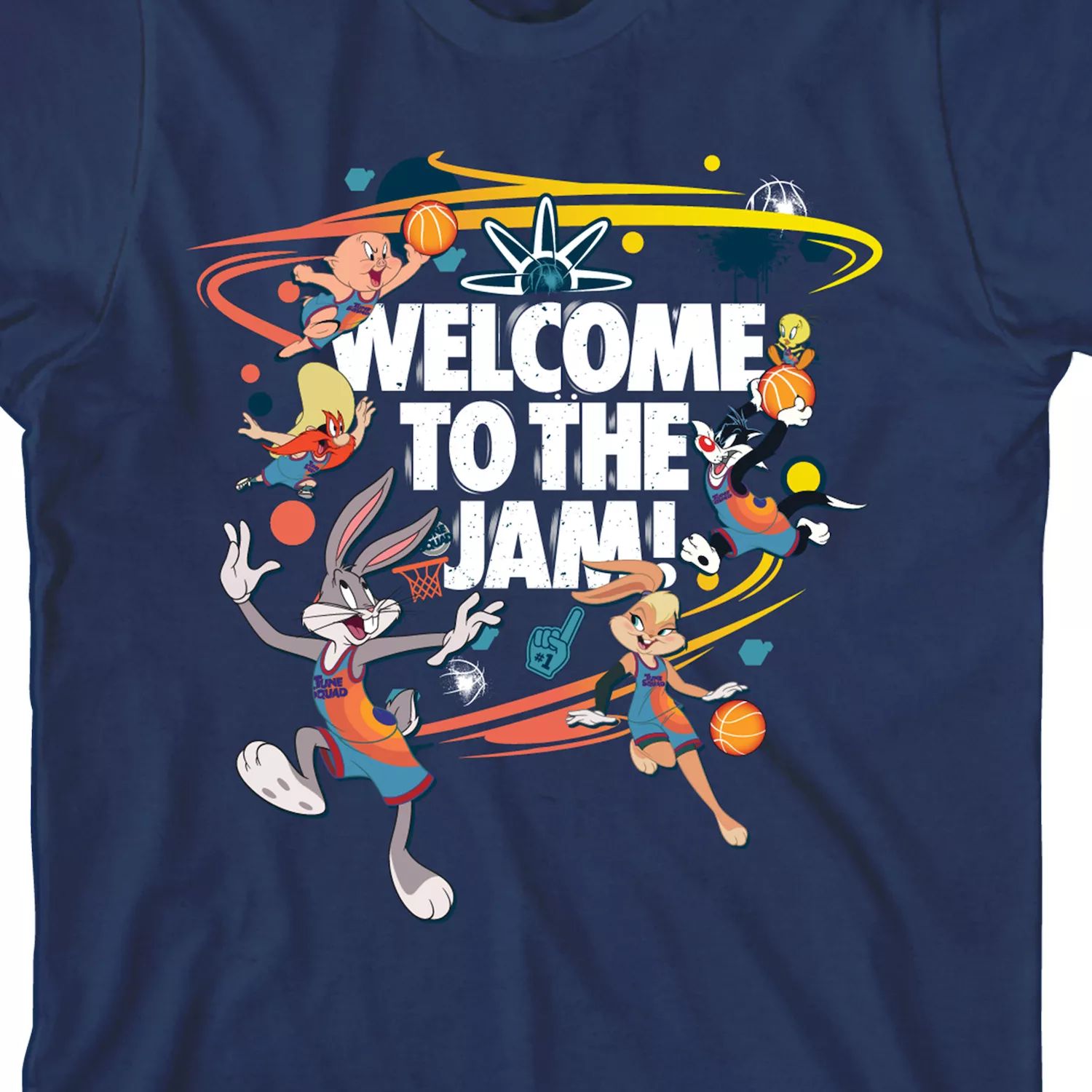 

Футболка с рисунком Space Jam 2 Welcome Jam для мальчиков 8–20 лет Licensed Character