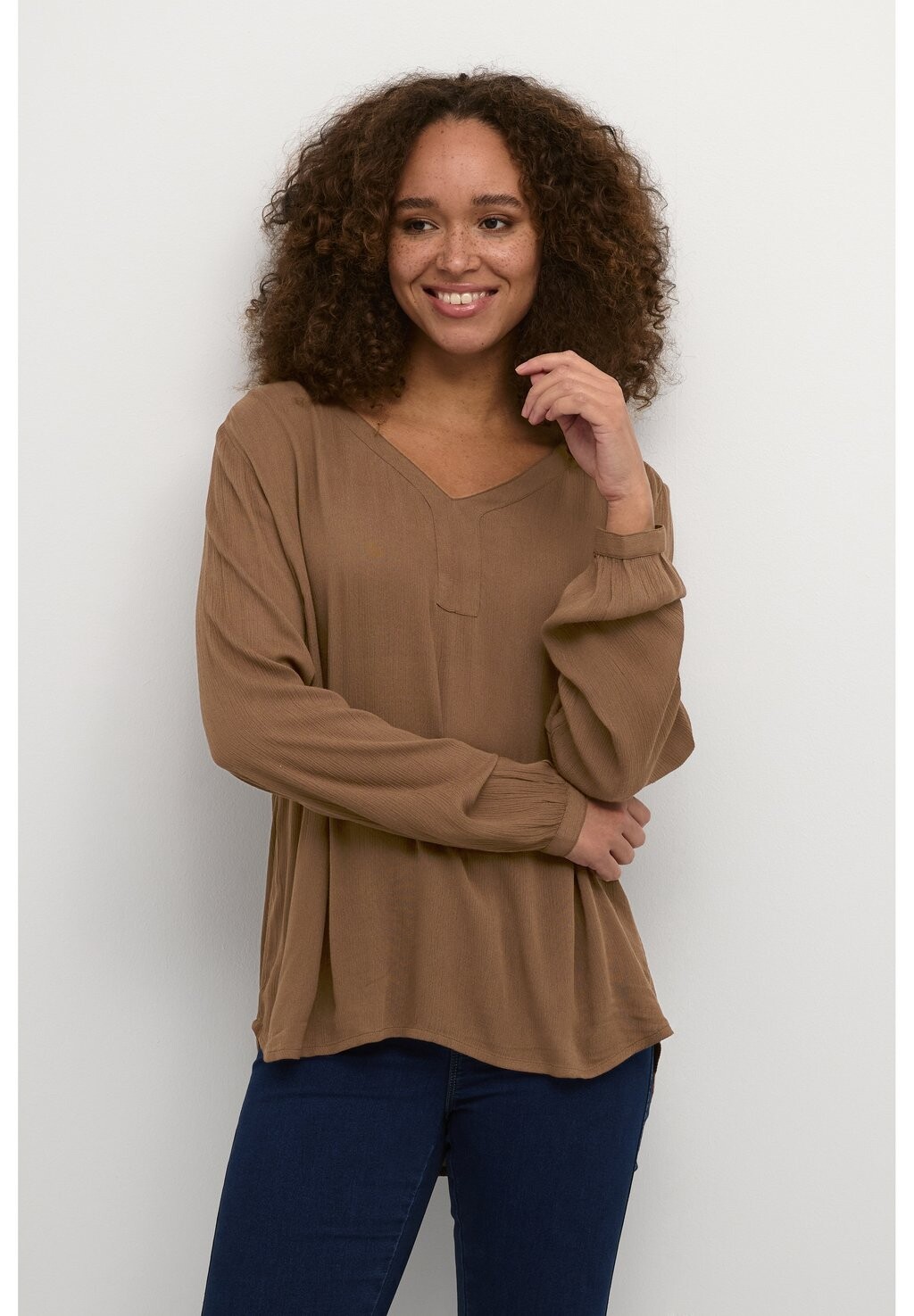 

Блузка AMBER LS Kaffe, мягкий ил